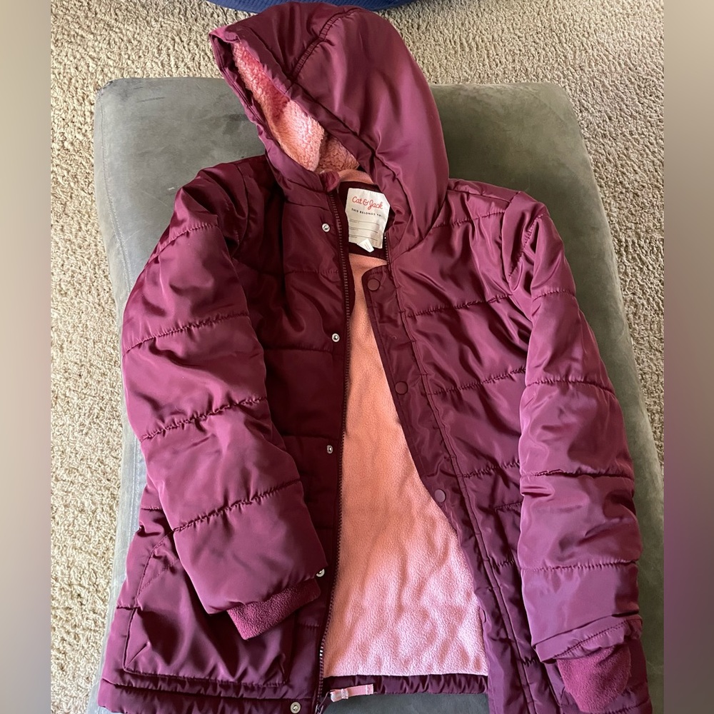 Cat & Jack winter coat size L 10/12